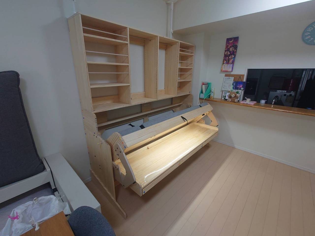 学習机（机ベッド一体型）