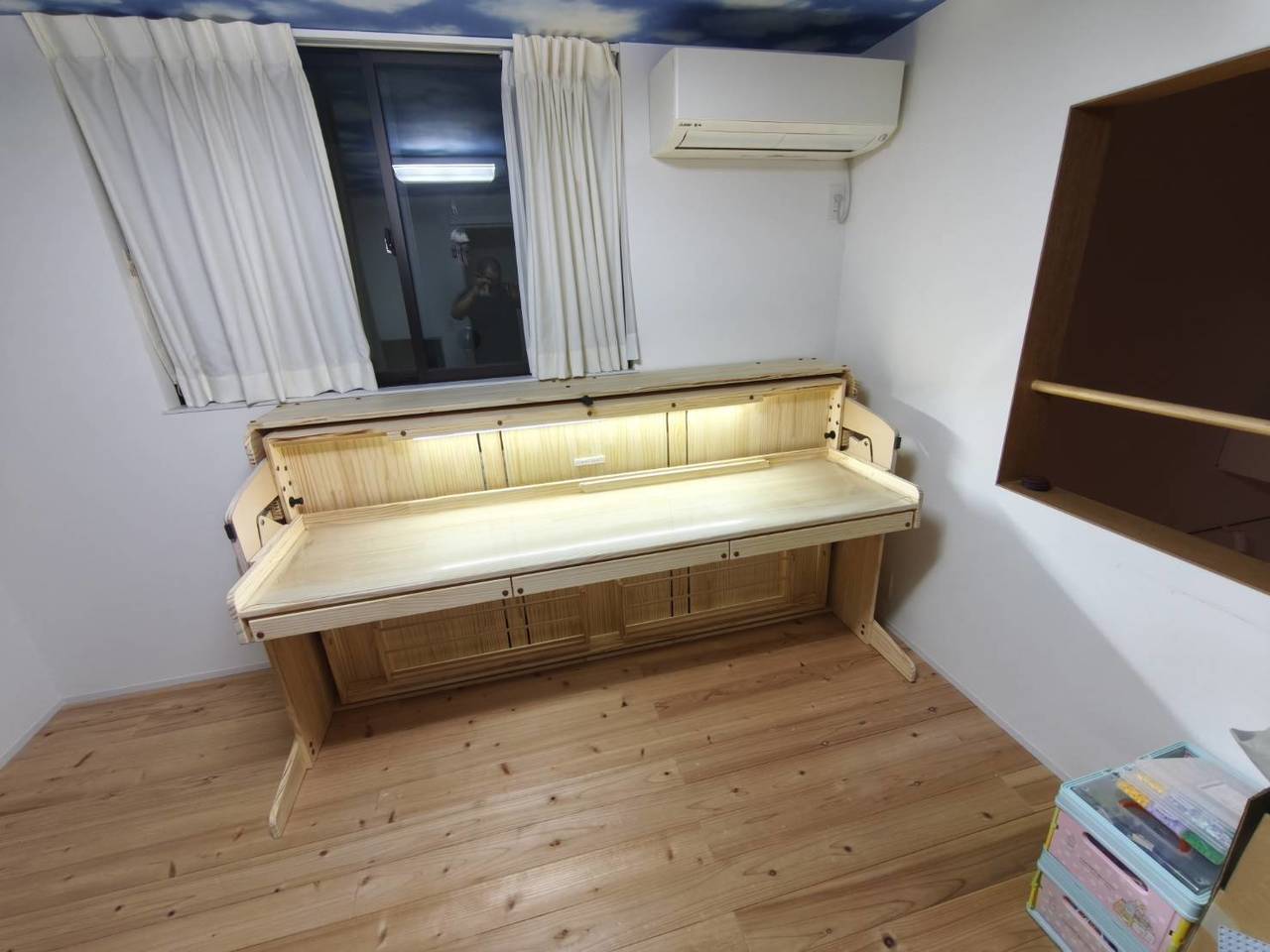 学習机（机ベッド一体型）