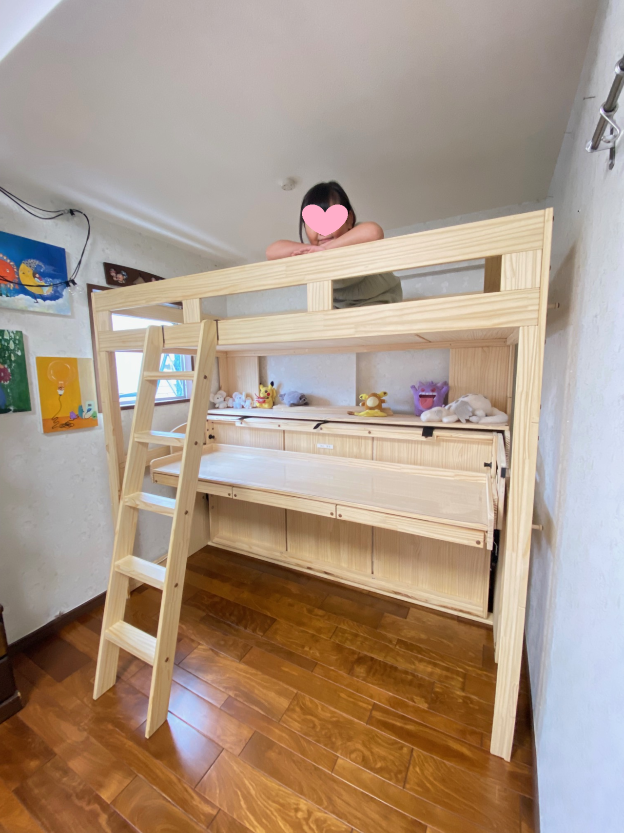 学習机（机ベッド一体型）