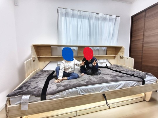 お取引中　2階建て家具　2階はベッド　1階は勉強机 kagu123_dsy30026