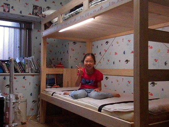 学習机 二段ベッド ロフトベッドを超えた人気のリノキッズベッド一体型学習机